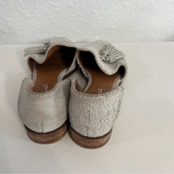 Diba True Neat Freak Women’s Tassel Loafers Size 7.5M Beige Leather Upper - Picture 5 of 8